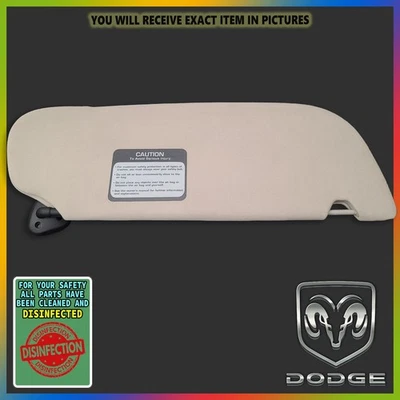 Parasol izquierdo Dodge Ram 1994-2001 OEM pantalla izquierda gris lado del conductor Foto 1 de 4