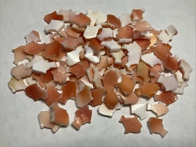 Розовые коралловые рыбные кабошоны ручной работы около 10x8 мм 30 шт. Изготовление ювелирных изделий - Изображение 1 из 3