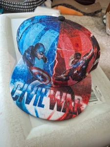 New Era Marvel Civil War cap ALL OVER 7 3/4 59Fifty - Picture 1 of 3