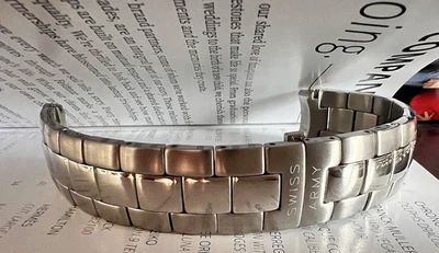 Swiss Army Watch BRACELET NEW 19 MM  NEW STAINLESS STEEL SWISS MADE 7" - Image 1 of 4