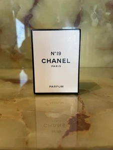 🖤 Raro Chanel Vintage Nº 19 Pure Parfum Extrait 14 ml - Años 80 a principios de 1990 - Imagen 1 de 4