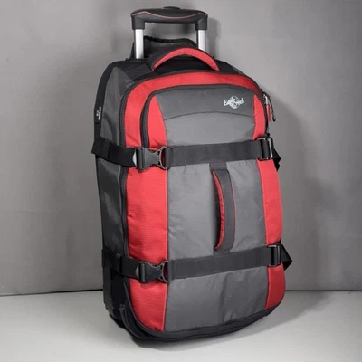 EAGLE CREEK Load Warrior LT 22 Wheeled Duffle 22” Upright Carry On Luggage Red - Image 1 of 4