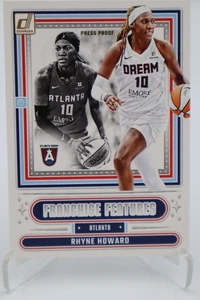 2025 Donruss WNBA Rhyne Howard #4 Franchise Features Press Proof White - Bild 1 von 3
