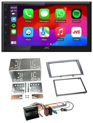 JVC Bluetooth 2DIN MP3 DAB USB Autoradio für Peugeot 308 07-09 silber - Bild 1 von 4