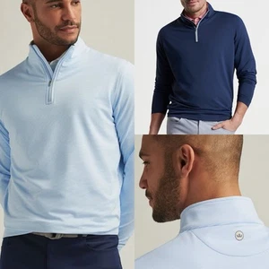 $159 NWT PETER MILLAR Men's Golf Perth Quarter-Zip Pullover. NWT Pick Sz, Color - Picture 1 of 17