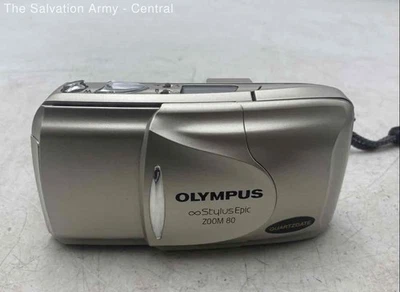 Olympus Silver Stylus Epic Zoom 80 35mm Modern Film Photography Camera - Image 1 of 4