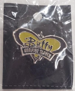 Buffy The Vampire Slayer Yellow Heart Enamel Pin Badge - Picture 1 of 1