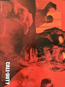 Call of Duty ~ Red zombie & Chained red eyes ~ Double Sided Poster Art