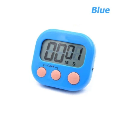 Large LCD Digital Kitchen Cooking Timer Count Down Up Clock Loud Alarm Magnetic - Image 1 of 4