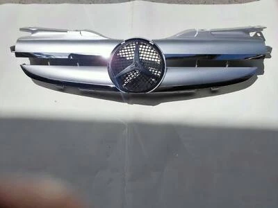 1996-2004 for Mercedes R170 SLK200 SLK230 SLK320 Class Front Sport Grille Silver - Image 1 of 3