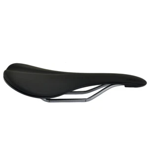 Silla de montar cómoda para bicicleta de carretera Scoop Elite plana de tela, negra - Imagen 1 de 5