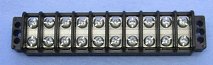 Philmore 13-1510 10 Position Dual Row Terminal Block Barrier Strip ~ 30A @ 300V - Picture 1 of 1