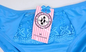 PANTALONE ROSA PARIGI blu piccolo/medio. Spandex poliestere NUOVO con etichette - Foto 1 di 9