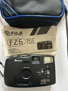 Fuji FZ-6 Tele 35mm Compact Film Camera with Case, Manual. Working condition EX - Picture 1 of 10