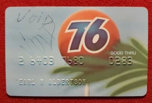 Union 76 National Credit Card Union Oil Company expired 1983. Our cc40 - Bild 1 von 2