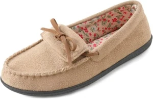 Memory Foam Moccasin Slippers Indoor Outdoor Comfort House Flat Shoes UK Size 7 - Picture 1 of 5
