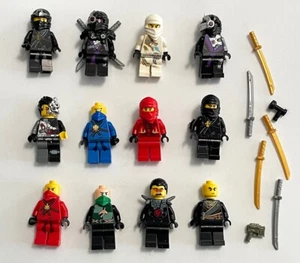 Lego Ninjango Warriors Zane Cole Cyrus Borg Kai Rebooted Ninja Set of 12 Figures - Picture 1 of 9