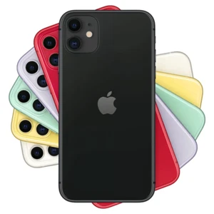 Apple iPhone 11 - 64GB - Black (Unlocked) A2221 (CDMA + GSM) - Zdjęcie 1 z 1