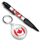 1 Ballpoint Pen & 1 Keyring set London Canada Flag Ontari Travel Holiday #59051