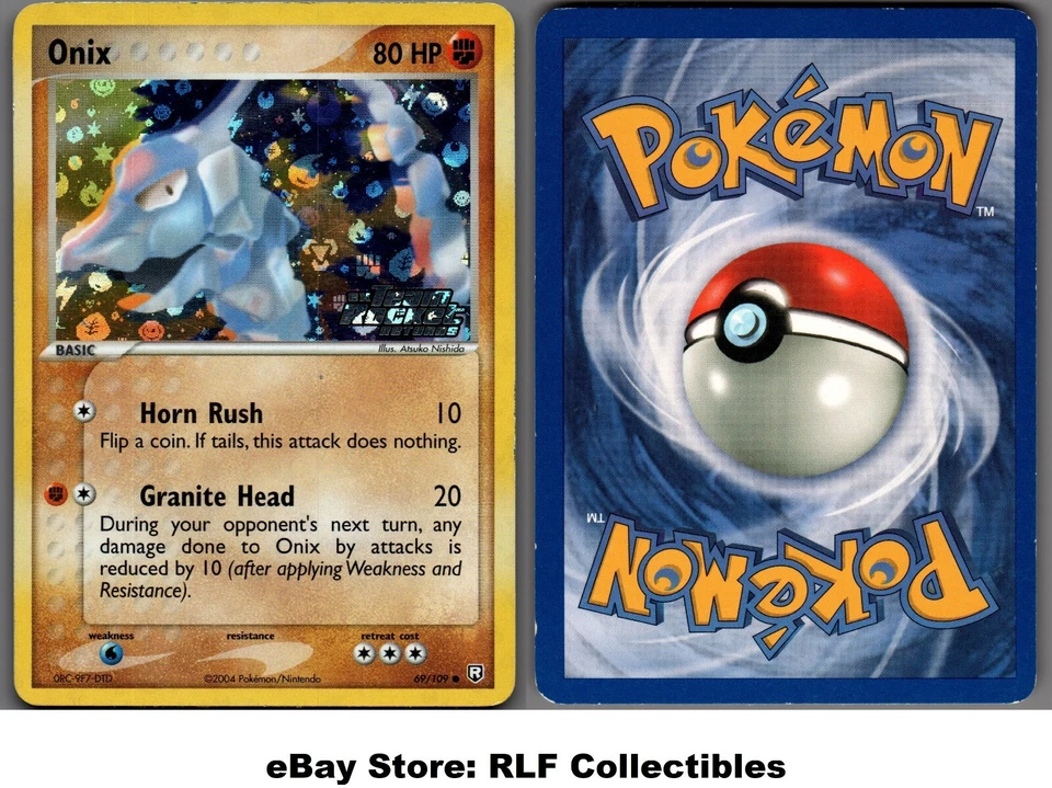 2004 Pokemon, EX Team Rocket Returns, #69/109 Onix, Reverse Holo Common - Image 1 of 1