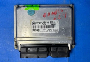 2000-2001 VOLKSWAGEN PASSAT ENGINE COMPUTER PROGRAMMED 4B0906018BG OEM - Picture 1 of 4
