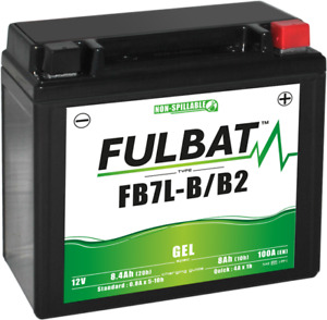 Bateria de Moto Fulbat Gel FB7L-B / FB7L-B2 / YB7L-B / YB7L-B2