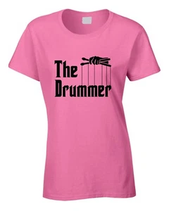 Lustiges Damen T-Shirt Schlagzeuger Geschenk Drums Metal Band Rock Musik Witz Film Cool - Bild 1 von 9