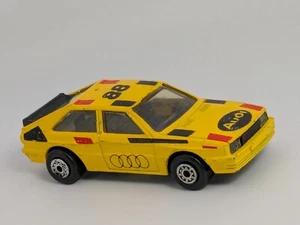 Vintage MC Toys Maisto Yellow Audi Quattro Rally Sport Coupe 1:64 Scale Diecast - Picture 1 of 6