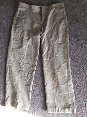 MENS Haggar 38X29 CLASSIC FIT BEIGE DRESS PANTS - Image 1 of 4