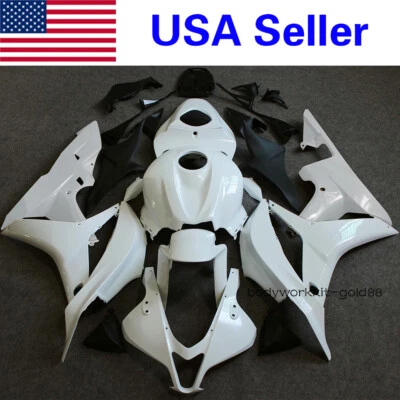 Unpainted Fairing Kit For Honda CBR600RR 2007 2008 ABS Injection Body Work Set - Image 1 of 4