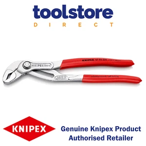 Knipex 8703250 Cobra High-Tech Water Pump Pliers Grips Chrome Plated 250mm - Picture 1 of 11