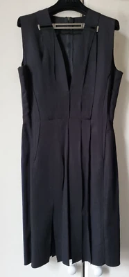 New Lanvin midnight blue and black cocktail dress FR40 UK 12 - Image 1 of 4
