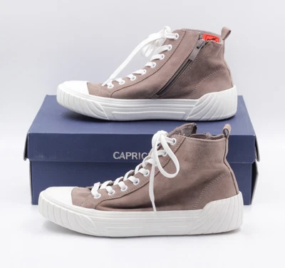 CAPRICE Damen Plateau High-Top Sneaker Leder Freizeitschuhe Stiefeletten NEU