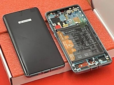 Genuine Huawei P30 Pro Complete LCD With Frame, Battery in Aurora Blue -02355UNA - Image 1 of 4