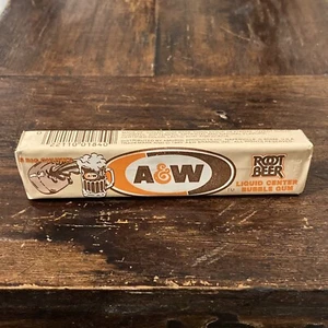 UNGEÖFFNET! Vintage 1983 A&W Root Beer Giant Liquid Center Bubble Gum Pack 80er RAR! - Bild 1 von 4