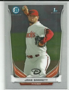 Jake Barrett Arizona Diamondbacks 2014 Bowman Chrome Baseball - Picture 1 of 1