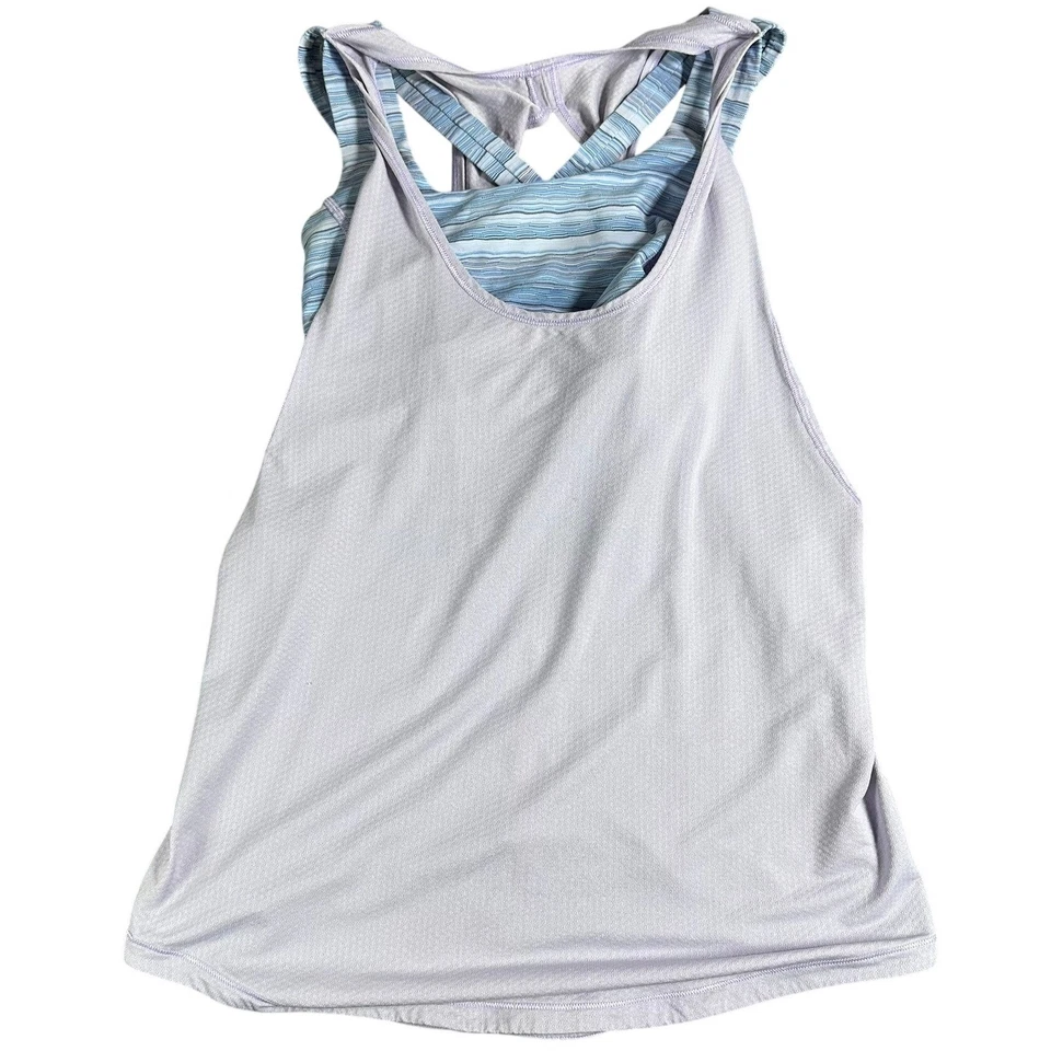 Lululemon Ready & Go Tank Lila/Onda Twist Lila Kayak Azul Talla 4 Foto 1 de 4