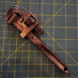 Vintage Dunlap Made In GERMANY 8" Pipe Wrench Jaw Drop Forged Steel 💪💪 - Picture 1 of 9