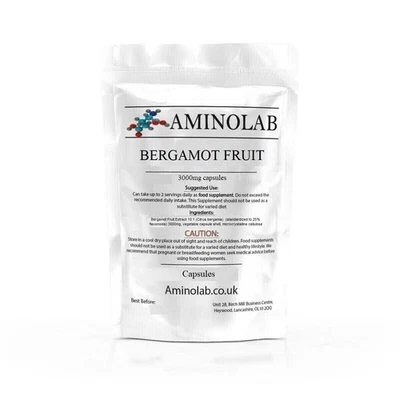 BERGAMOT FRUIT 3000MG CAPSULES - AMINOLAB