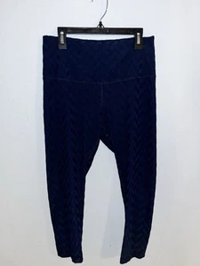 90 DEGREE BY REFLEX KIDS BLUE LEGGINGS HIGH WAISTED STRETCH. MEDIUM - Picture 1 of 7