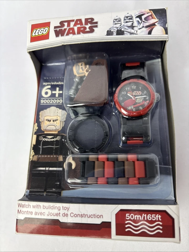 Lego Star Wars Count Dooku Watch Clone Wars 2011 50M Water Resistant 9002090 NEW - Image 1 of 4