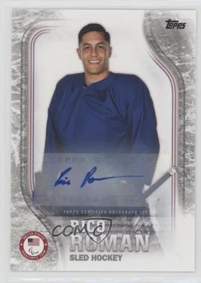 2018 Topps US Olympic & Paralympic Team and Hopefuls Silver /50 Rico Roman Auto - Image 1 of 2