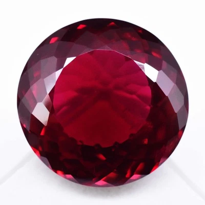 Impressive 54.80 Ct Red Pyrope Garnet Round Cut Certified Luxurious Gemstone - Image 1 of 4