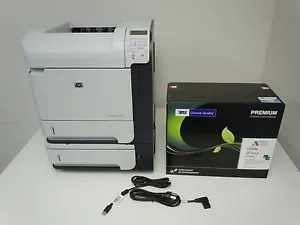 CB510A HP LASERJET P4015TN LASER PRINTER & NEW 64X HIGH YIELD COMPATIBLE TONER - Picture 1 of 5