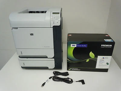 CB510A HP LASERJET P4015TN LASER PRINTER & NEW 64X HIGH YIELD COMPATIBLE TONER - Image 1 of 4