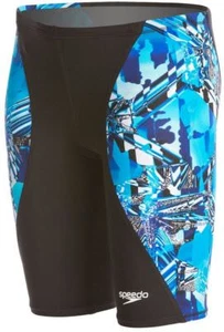 Traje de baño Speedo para hombre talla S 22 carreras Space Jammer azul negro rendimiento nuevo con etiquetas $54 - Imagen 1 de 7