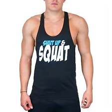 Corex Fitness Mens Shut Up And Squat Stringer Training Vest Gym Vests