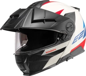 Casco pieghevole Schuberth E2 Defender White/Blue Adventure taglia M (57) - Foto 1 di 3