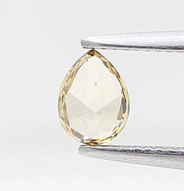 Brown Pear Natural Diamond 0.20tcw Brown Diamond Pear Diamond Rose Cut Diamond - Image 1 of 4