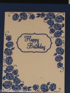 NEW TATTERED LACE INTERCHANGEABLE EMBOSSING FOLDER - "ROSES" - TTLEF015 - Imagen 1 de 7